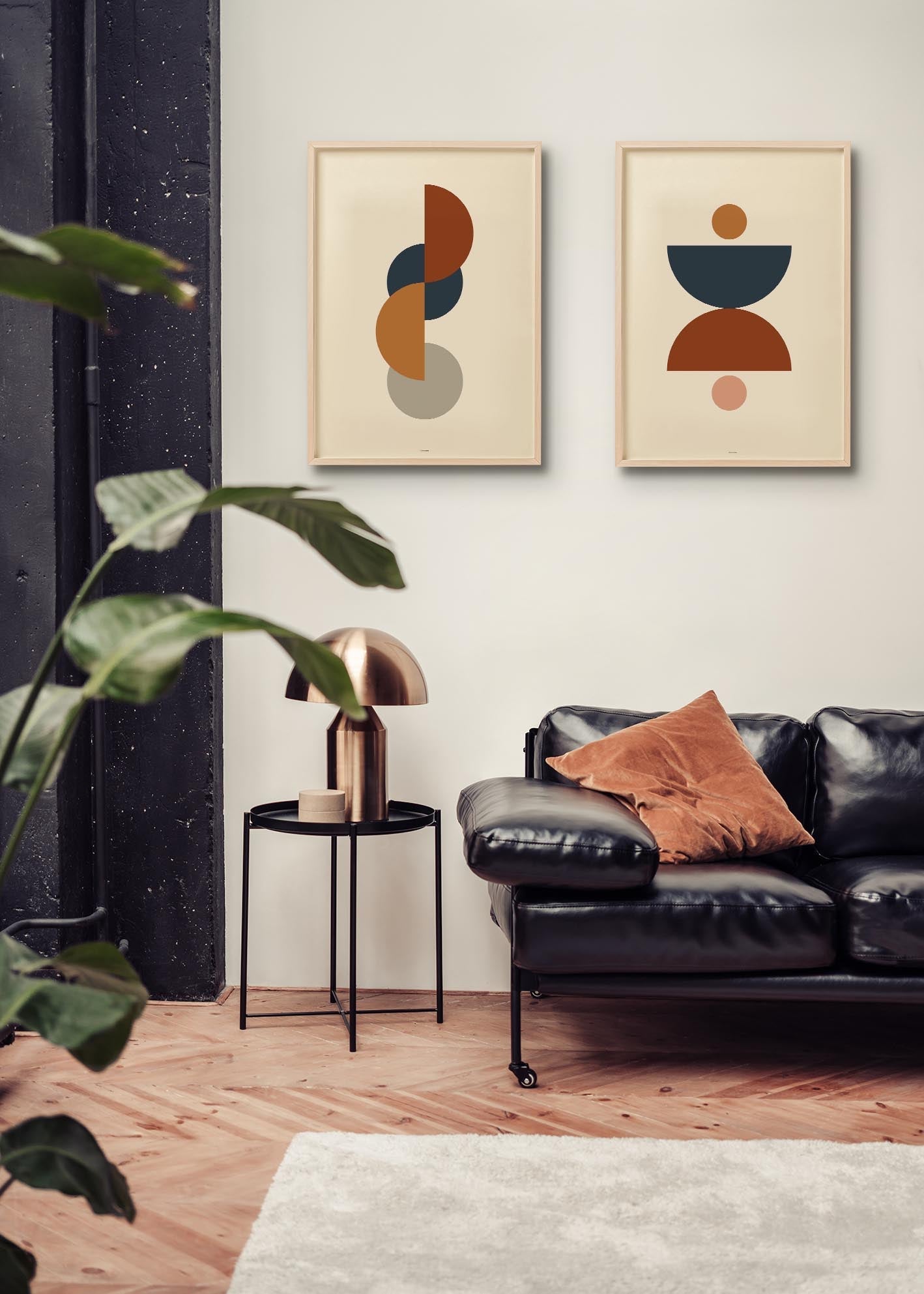 Abstract Shapes Vintage Tones 2-2
