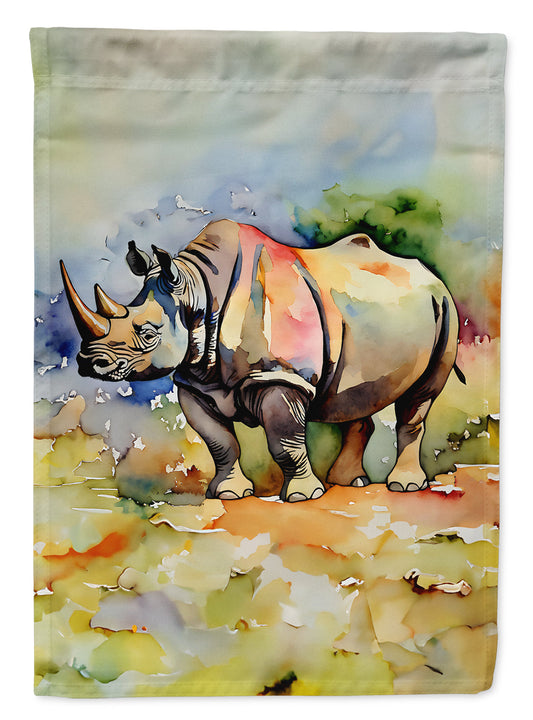 Rhinoceros House Flag-0