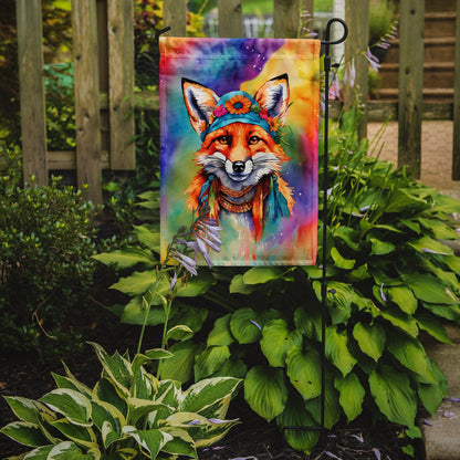 Hippie Animal Fox Garden Flag-1