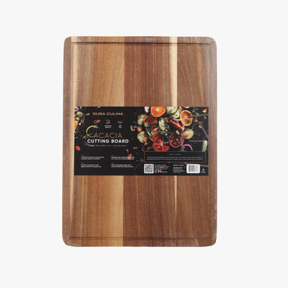 Acacia Wood Cutting Board: Large – (18.11” x 13”) Durable, Eco-Friendly Chopping Board-0