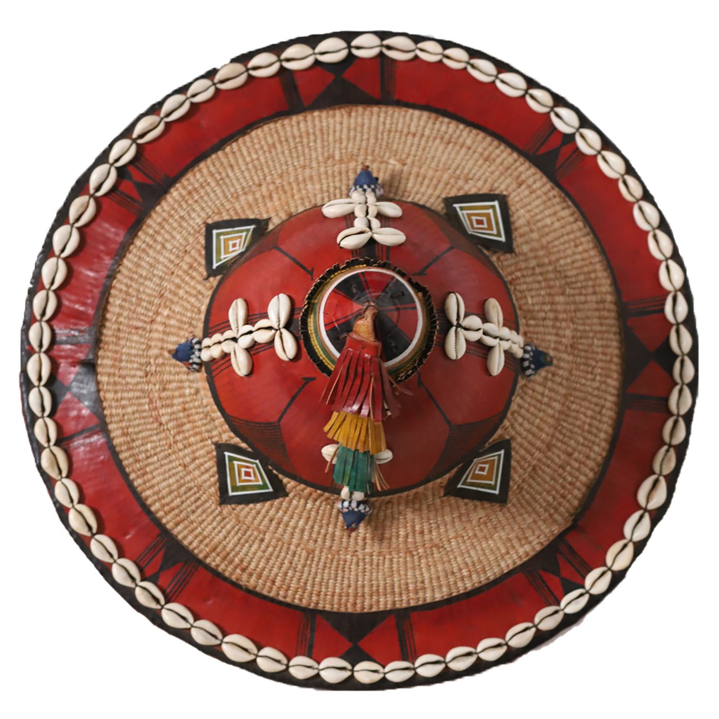 Fulani Hat with Cowrie Shells-3