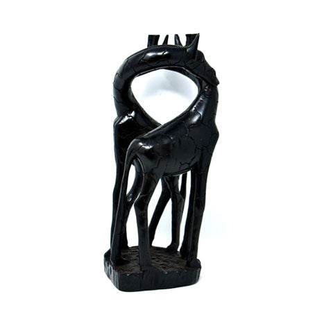 Giraffe Necking Sculpture 01-1