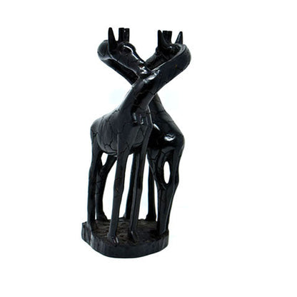 Giraffe Necking Sculpture 01-2
