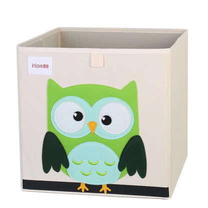 Squared Foldable Storage Box with Animals Multivariant-3