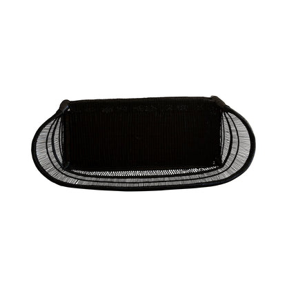 Malawi Cane Love Seat | Black Handwoven in Malawi-2