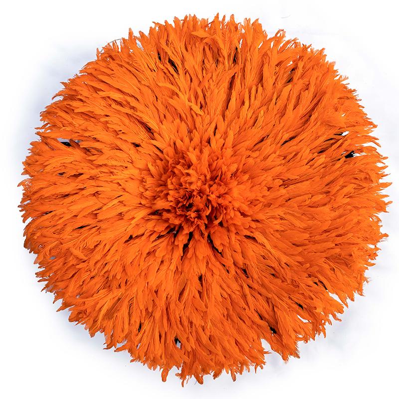 Juju Hat Orange (Bamileke Headdress)-0