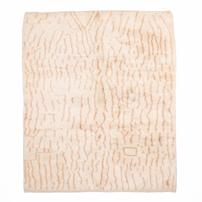 Sandscribe Elegance - Luxury Shag Moroccan Rug-0