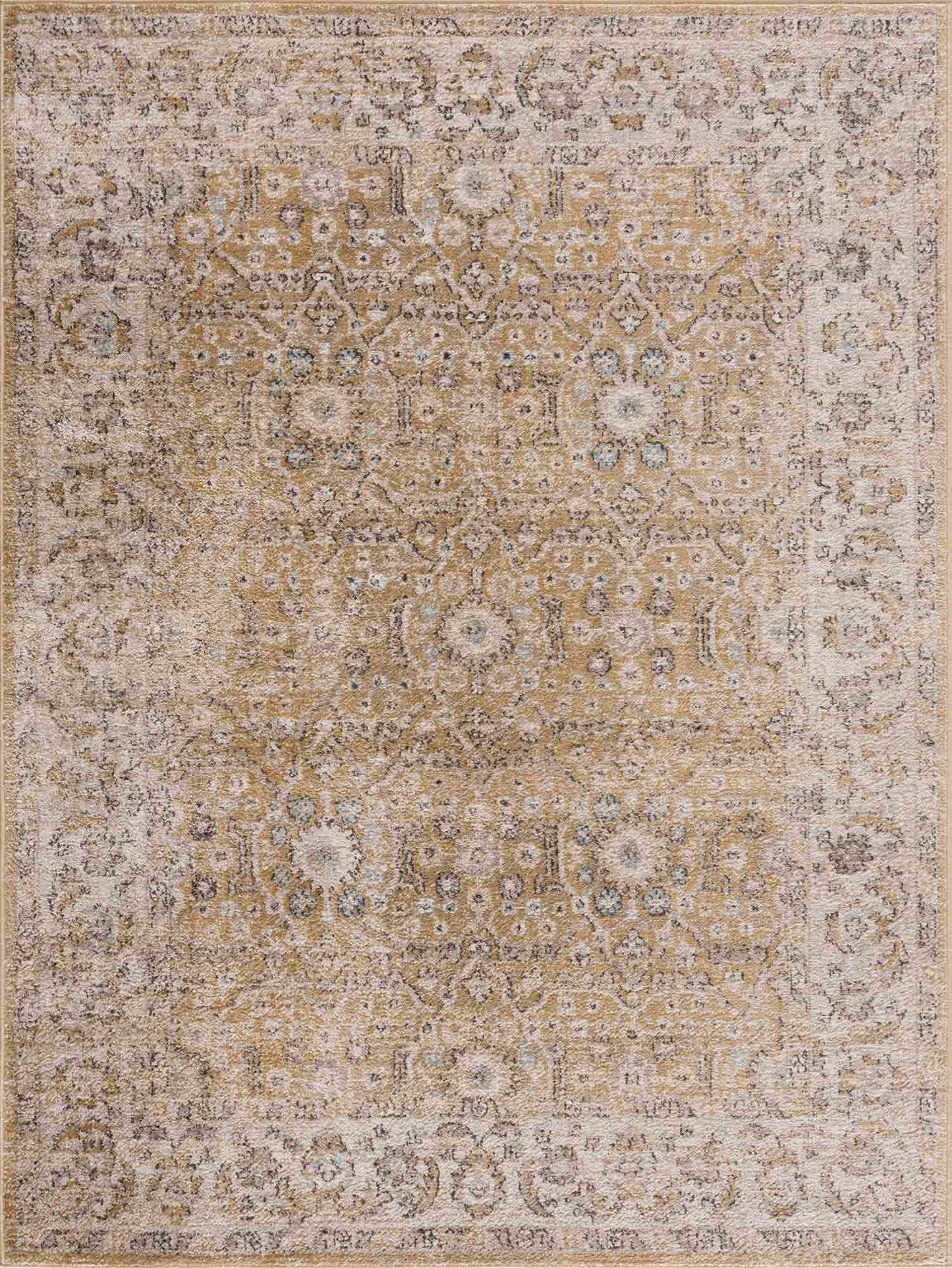 Anana Gold & Beige Area Rug-1