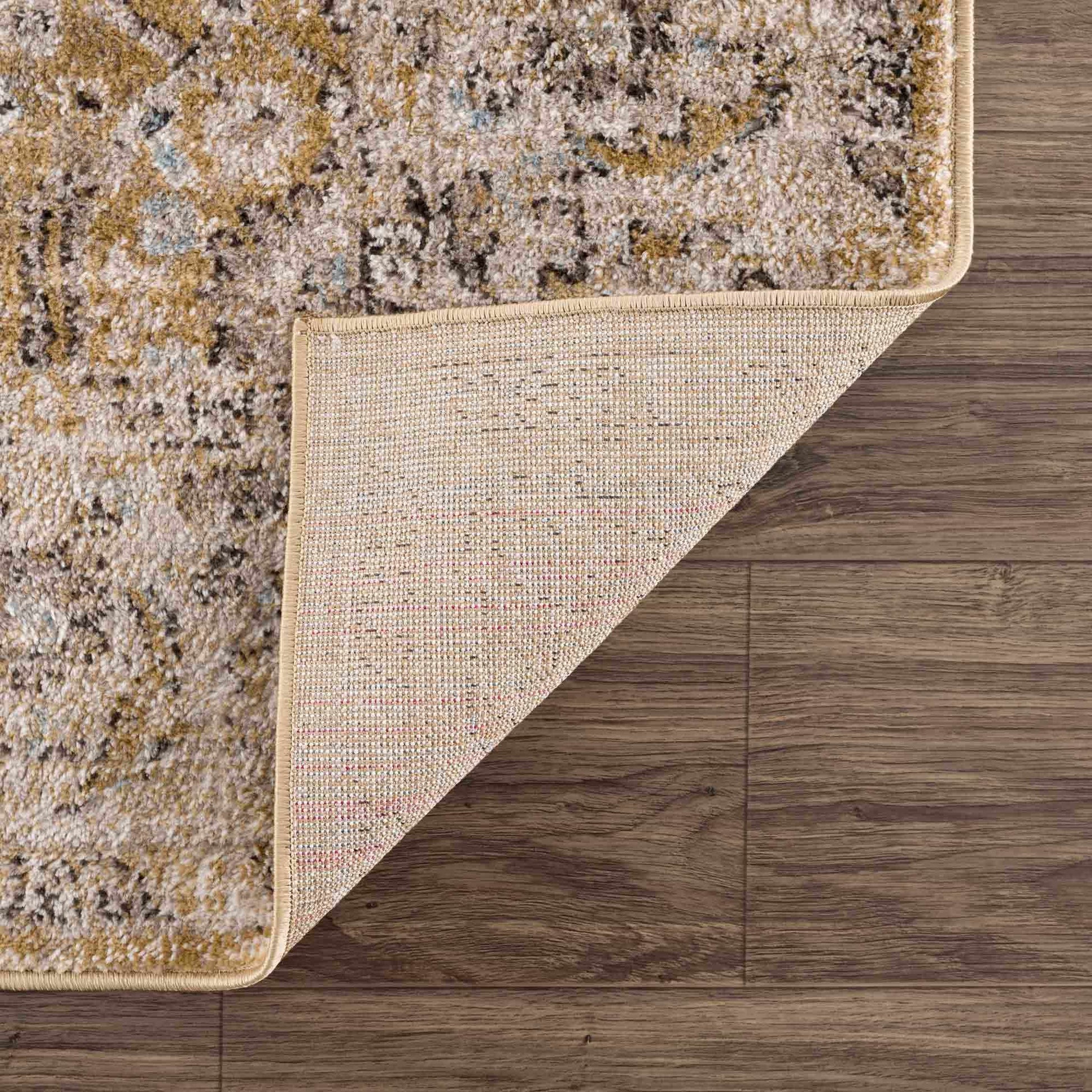Anana Gold & Beige Area Rug-3