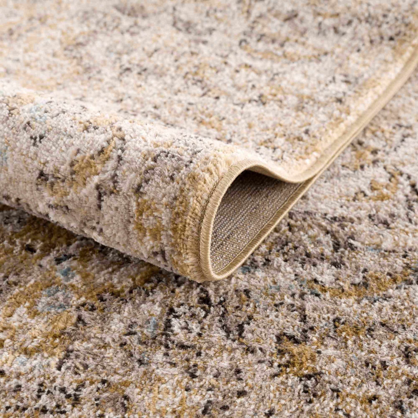 Anana Gold & Beige Area Rug-4