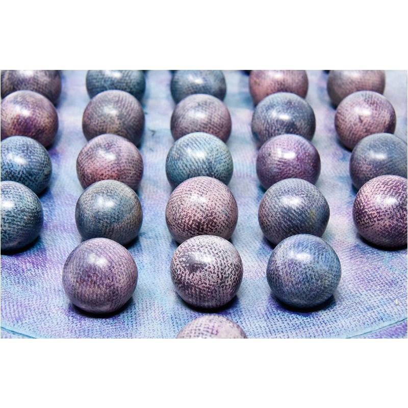 Purple Soapstone Solitaire Game Set 01-1