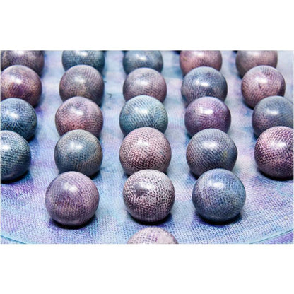 Purple Soapstone Solitaire Game Set 01-1