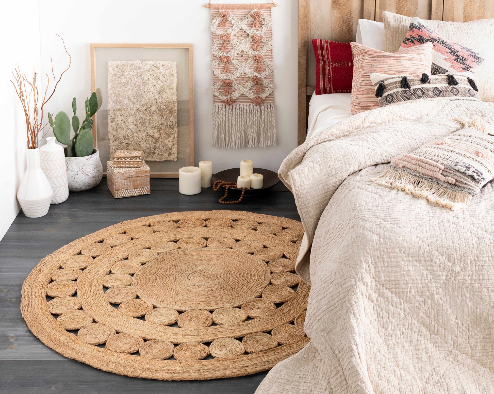 Stafford Round Jute Rug - Clearance-4