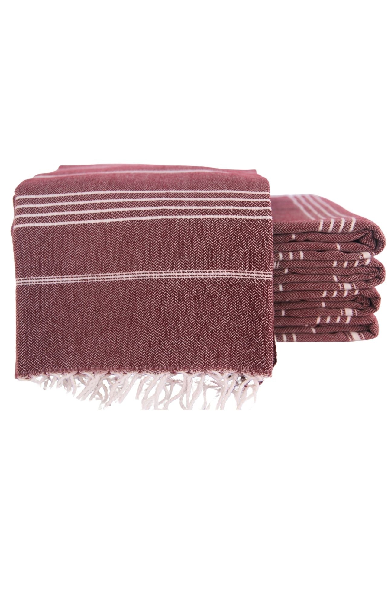 MONACO BURGUNDY TURKISH TOWEL-4