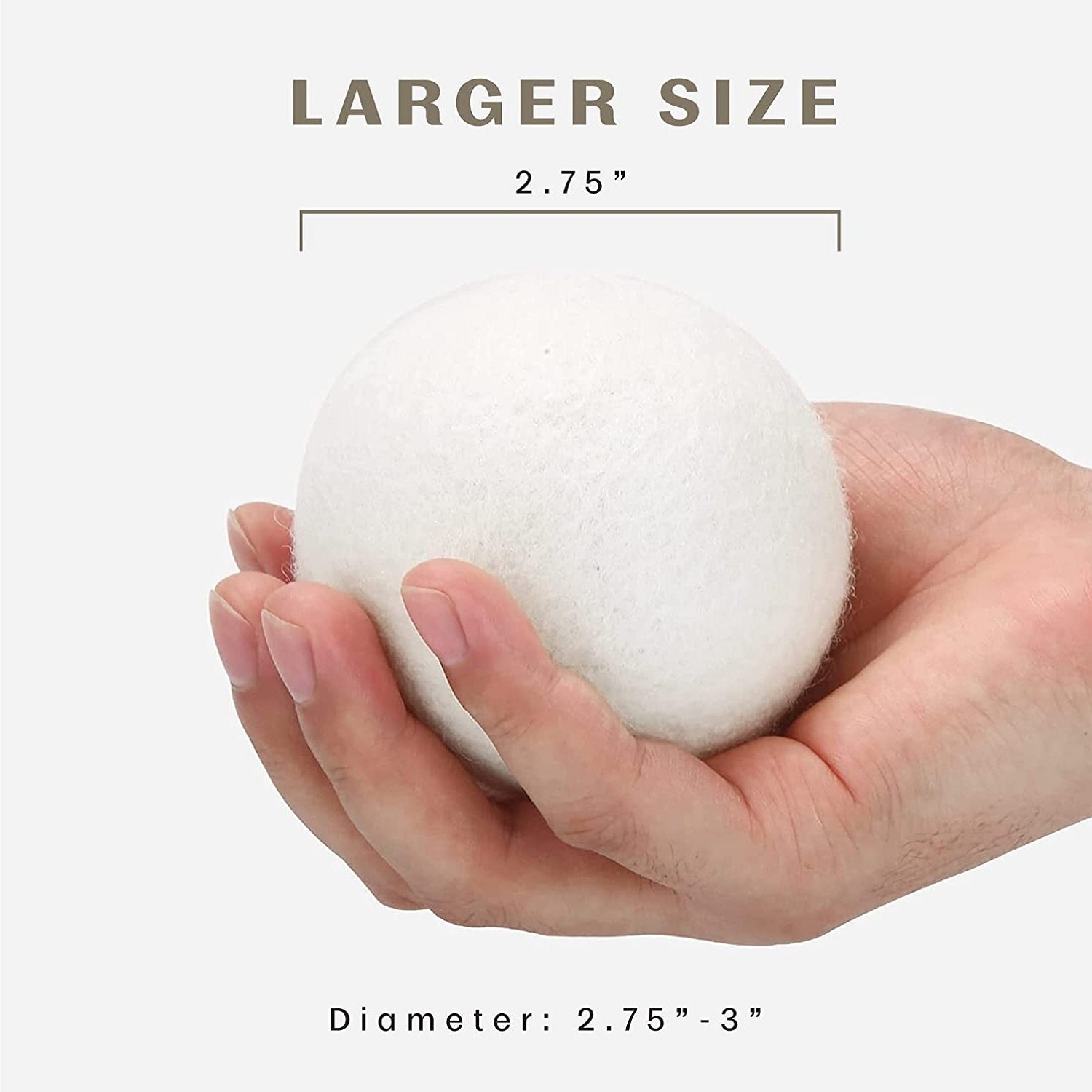 Pursonic 100% Pure New Zealand Wool Dryer Balls - Family Bundle (36 Pack)-3