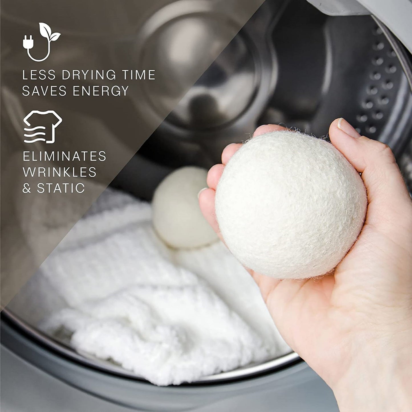 Pursonic 100% Pure New Zealand Wool Dryer Balls - Family Bundle (36 Pack)-1