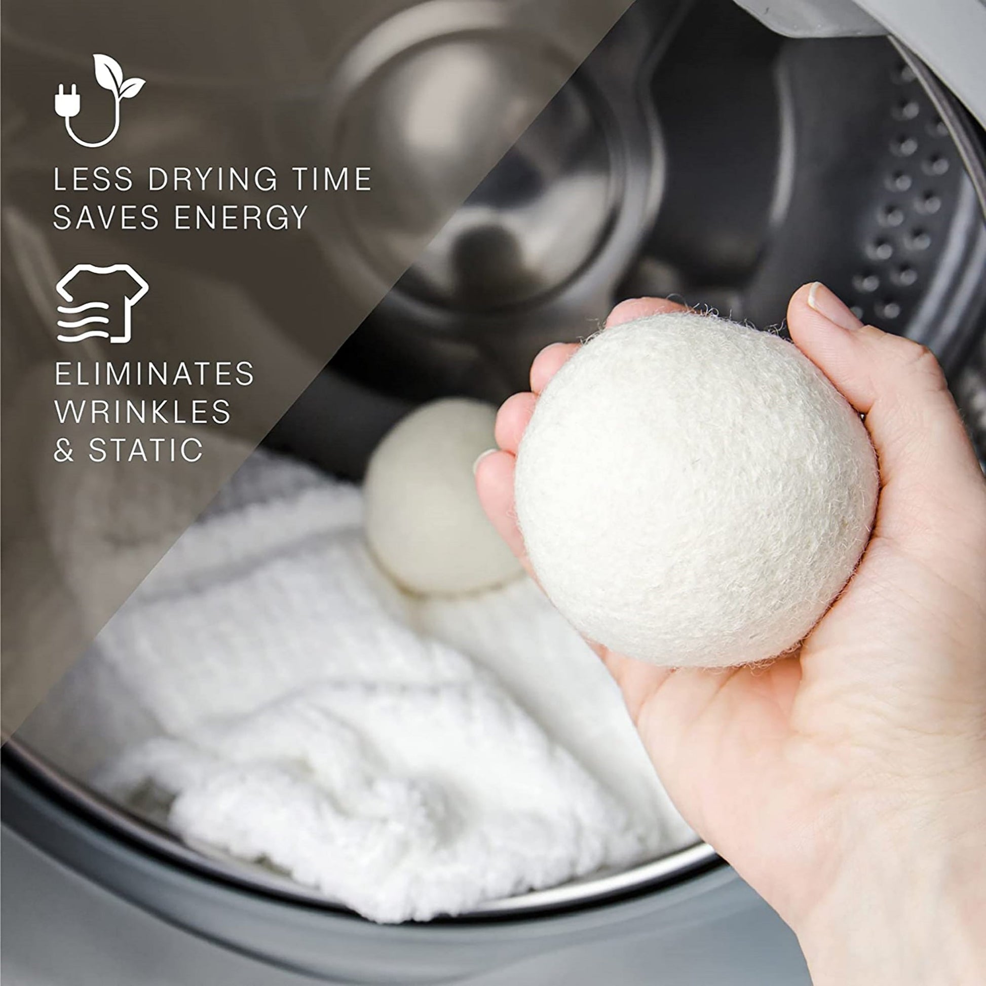 Pursonic 100% Pure New Zealand Wool Dryer Balls - Family Bundle (36 Pack)-1