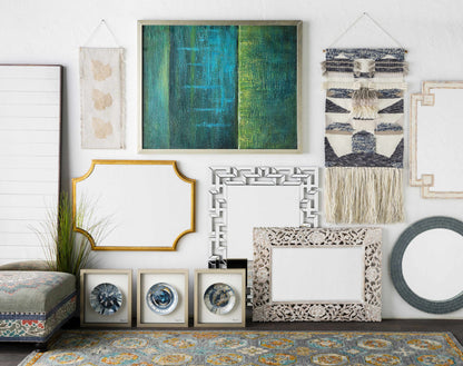 Chalfant Mango Wood Bohemian Ottoman Pouf-2