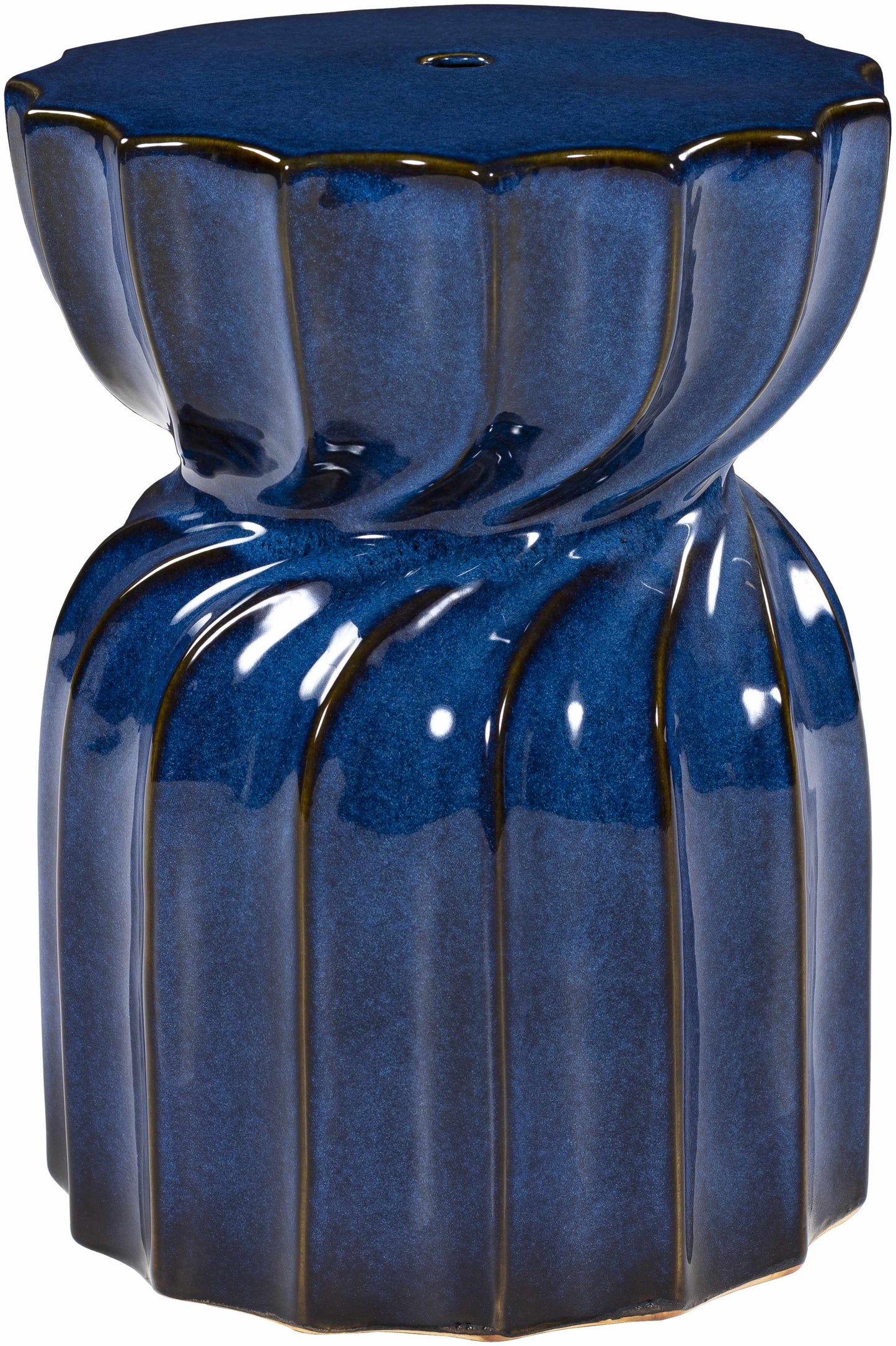 Cabugao Blue Ceramic Stool Table-1