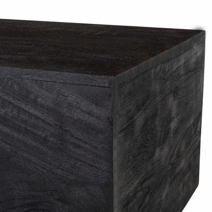 Abana Black Minimalist Coffee Table-2