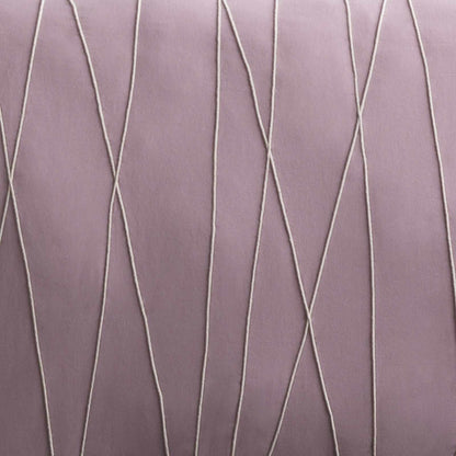 Adela Mauve Geometric Cotton Bedding Set-1