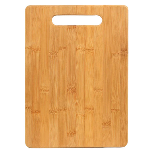 2-Piece Bamboo and Poly Cutting Board Set – Eco-Friendly Bamboo & Durable Poly Chopping Boards, White-1