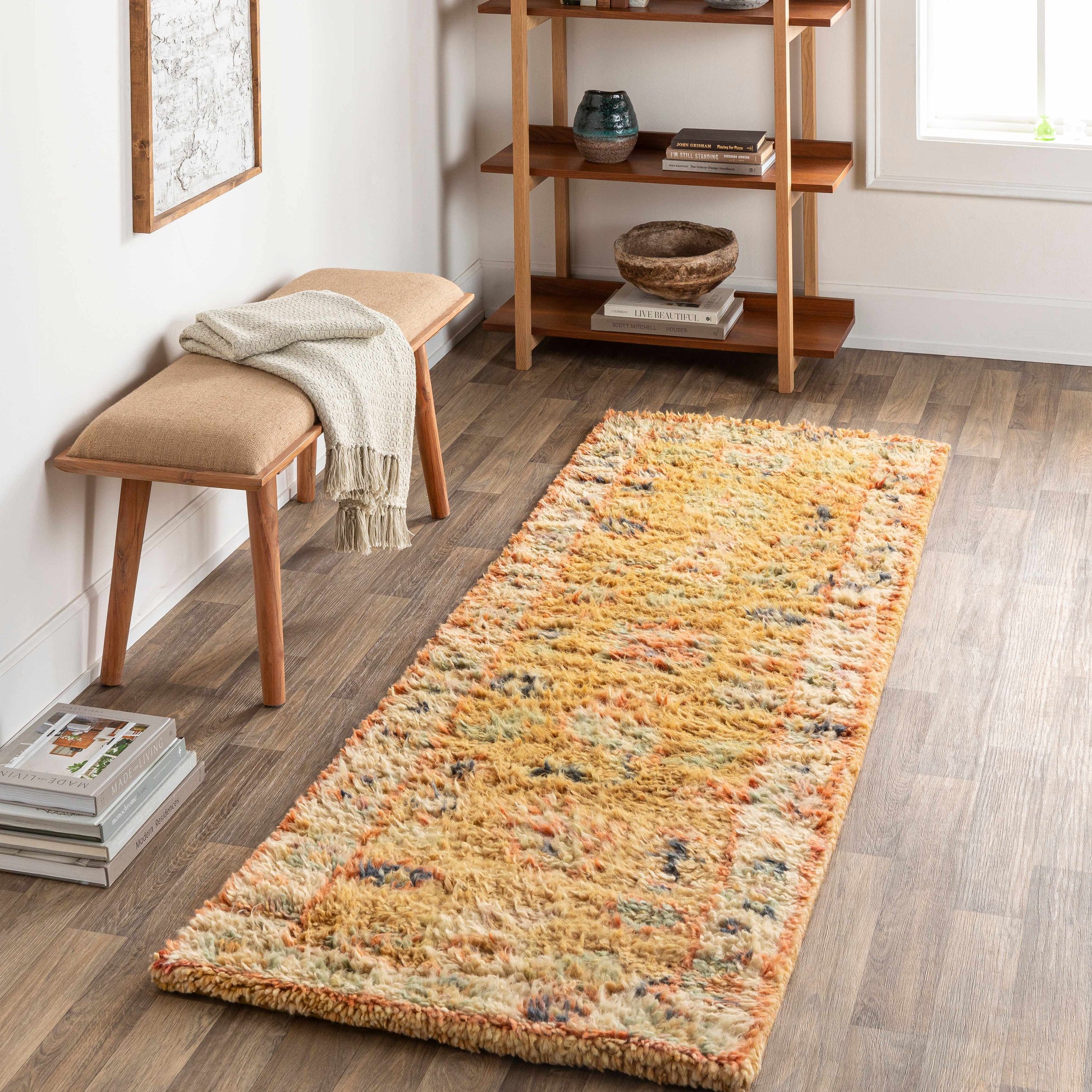 Belevi Hand Knotted Wool Rug - Clearance-2