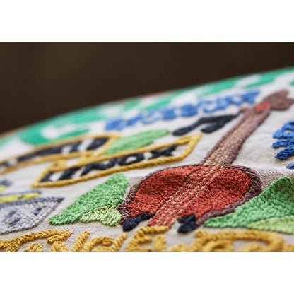 Berkshires Hand-Embroidered Pillow-3