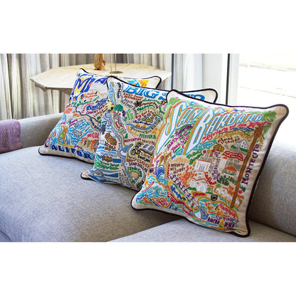 Big Sur Hand-Embroidered Pillow-3