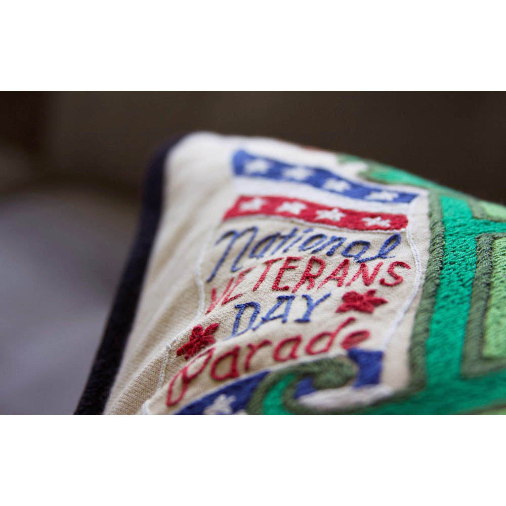 Birmingham Embroidered Pillow by CatStudio-3