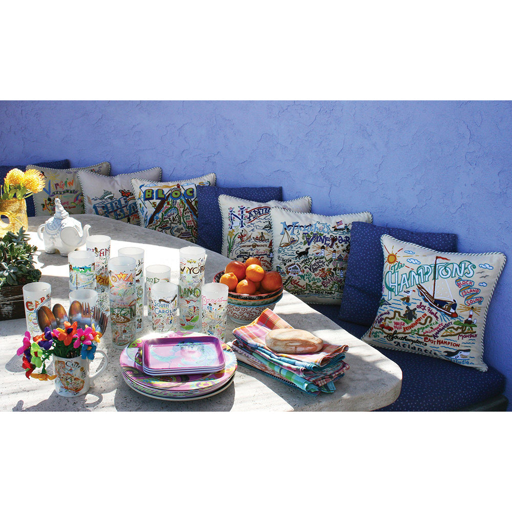 Block Island Hand-Embroidered Pillow-3