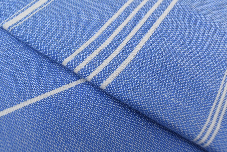 MONACO BLUE TURKISH TOWEL-1