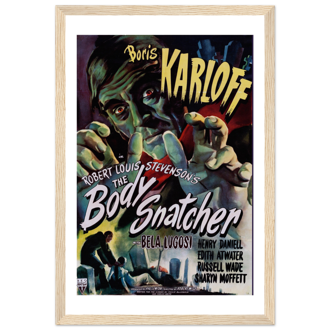 Body Snatcher - 40s Sci-Fi Horror Movie Poster-8