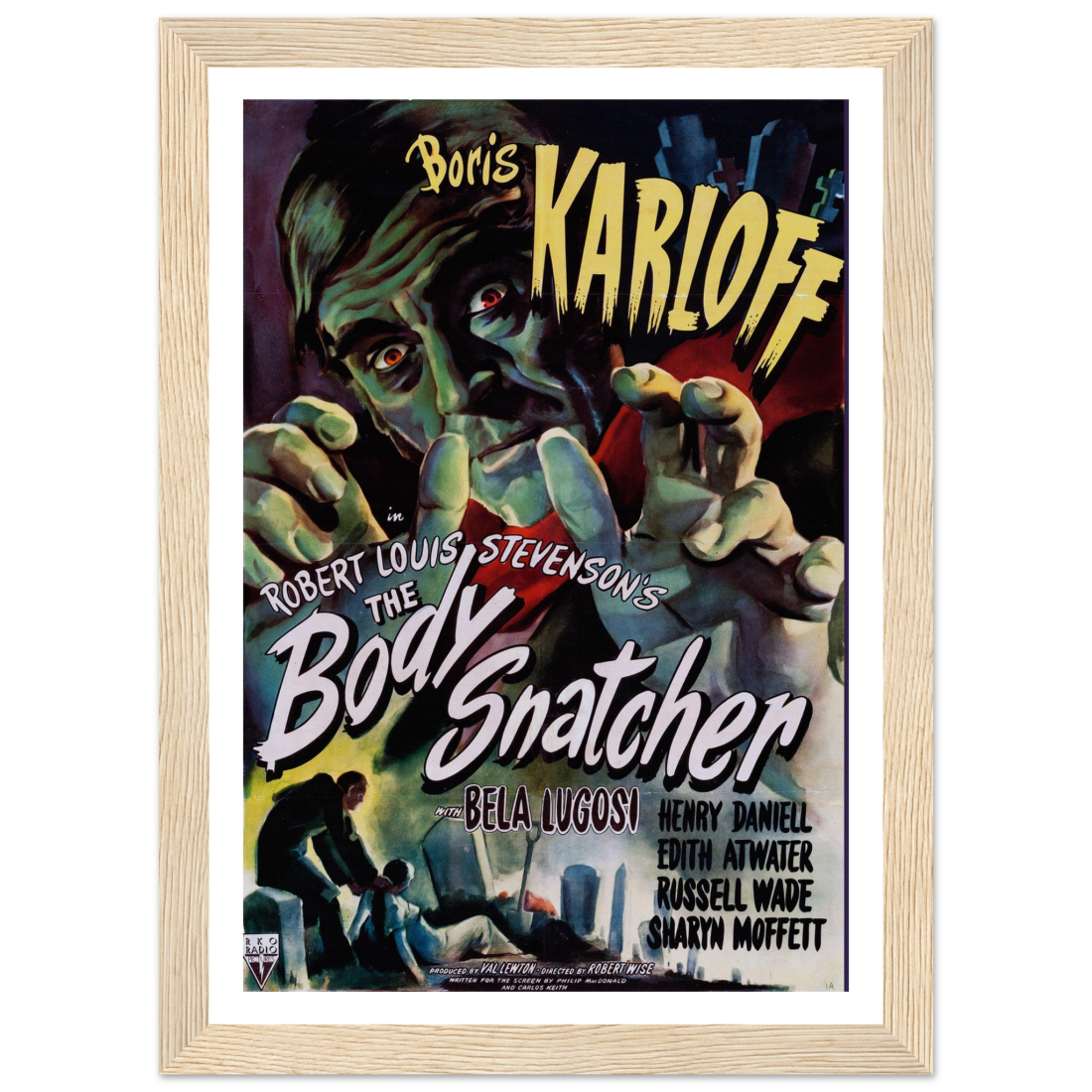 Body Snatcher - 40s Sci-Fi Horror Movie Poster-4