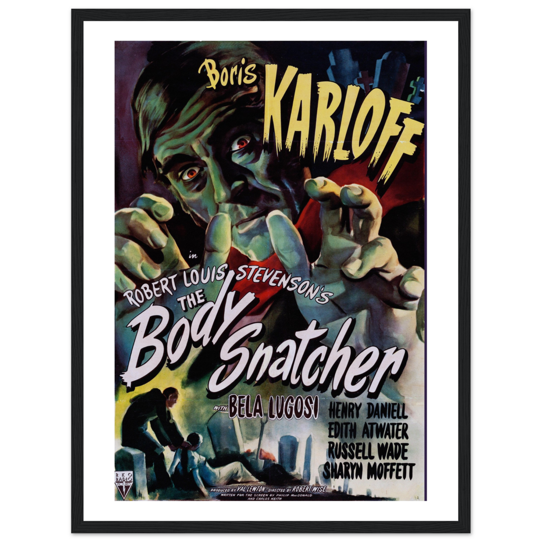 Body Snatcher - 40s Sci-Fi Horror Movie Poster-3