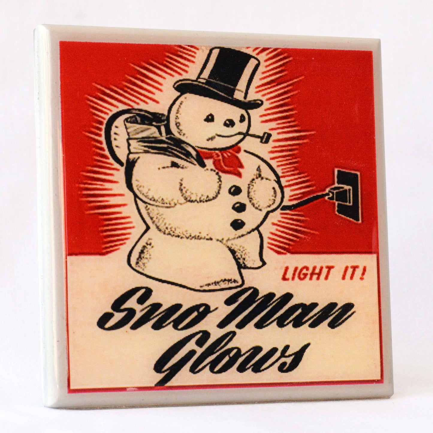 Vintage Christmas Drink Coaster Set-2