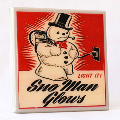 Vintage Christmas Drink Coaster Set-2
