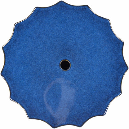 Cabugao Blue Ceramic Stool Table-4