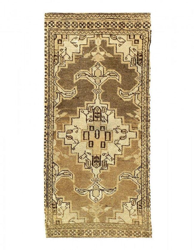 Canvello 1970s Vintage Turkish Rug - 1'7'' X 3'7''-0