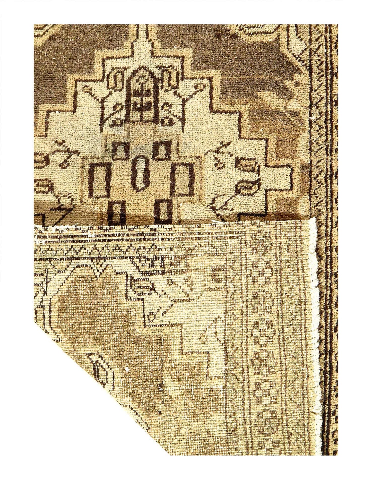 Canvello 1970s Vintage Turkish Rug - 1'7'' X 3'7''-2
