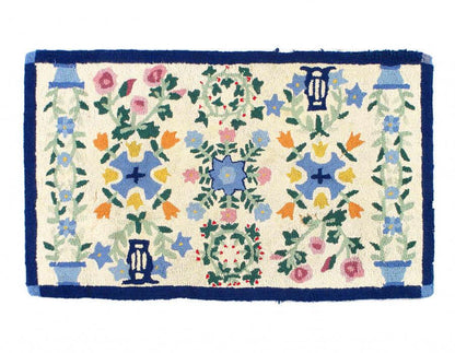 Canvello American Antique Hooked Rug - 2'5'' X 4'2''-0