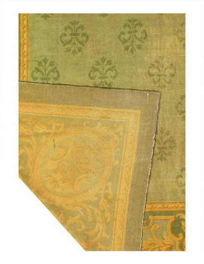 Canvello Antique Cica 1880 Donegal Green Handmade Spain Rug - 10'9'' X 16'5''-2