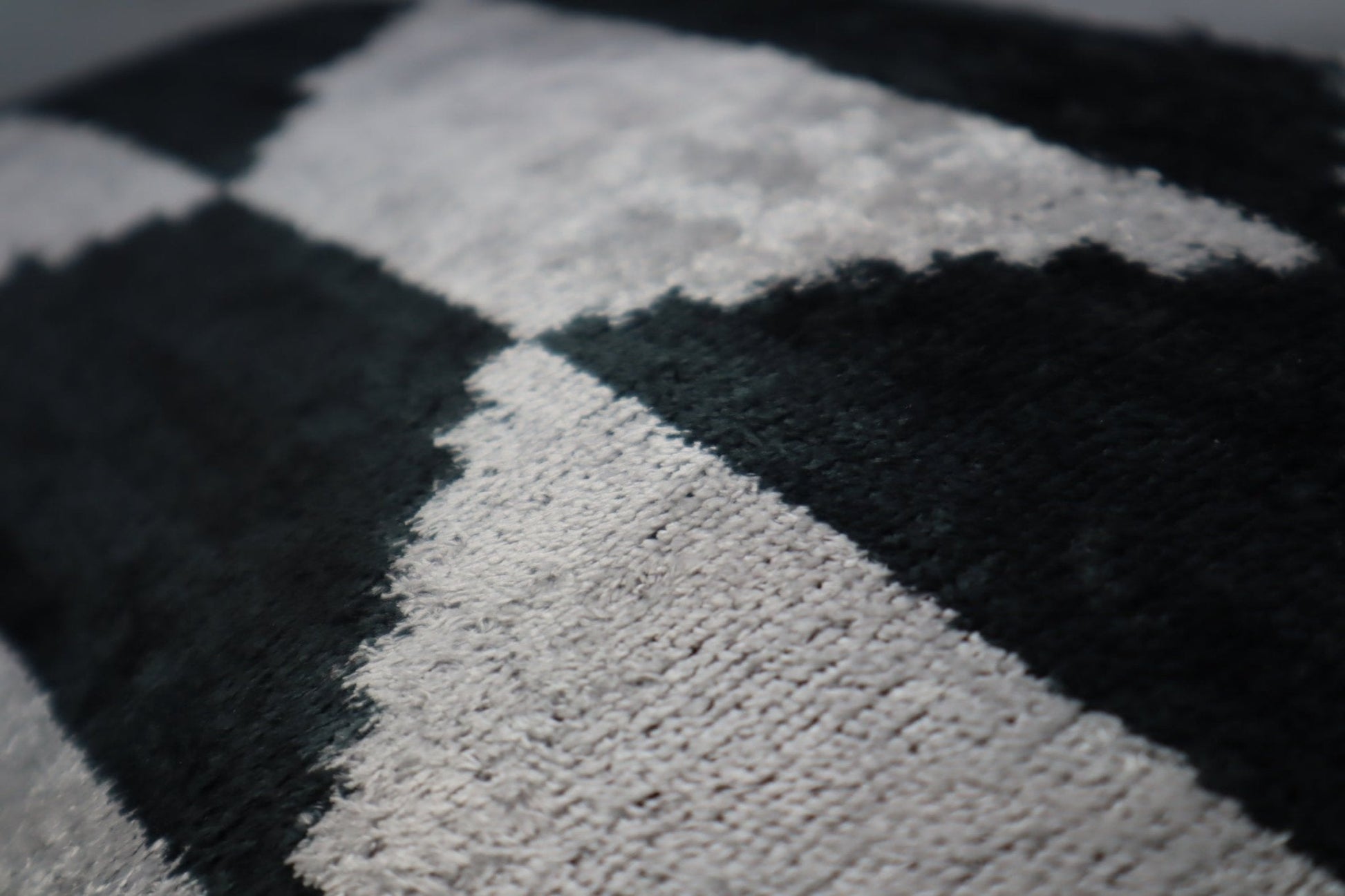 Canvello Black White Handmade 16x24 Silk Velvet Pillow, Organic Veg Dyed, Down/Feather Filled-4