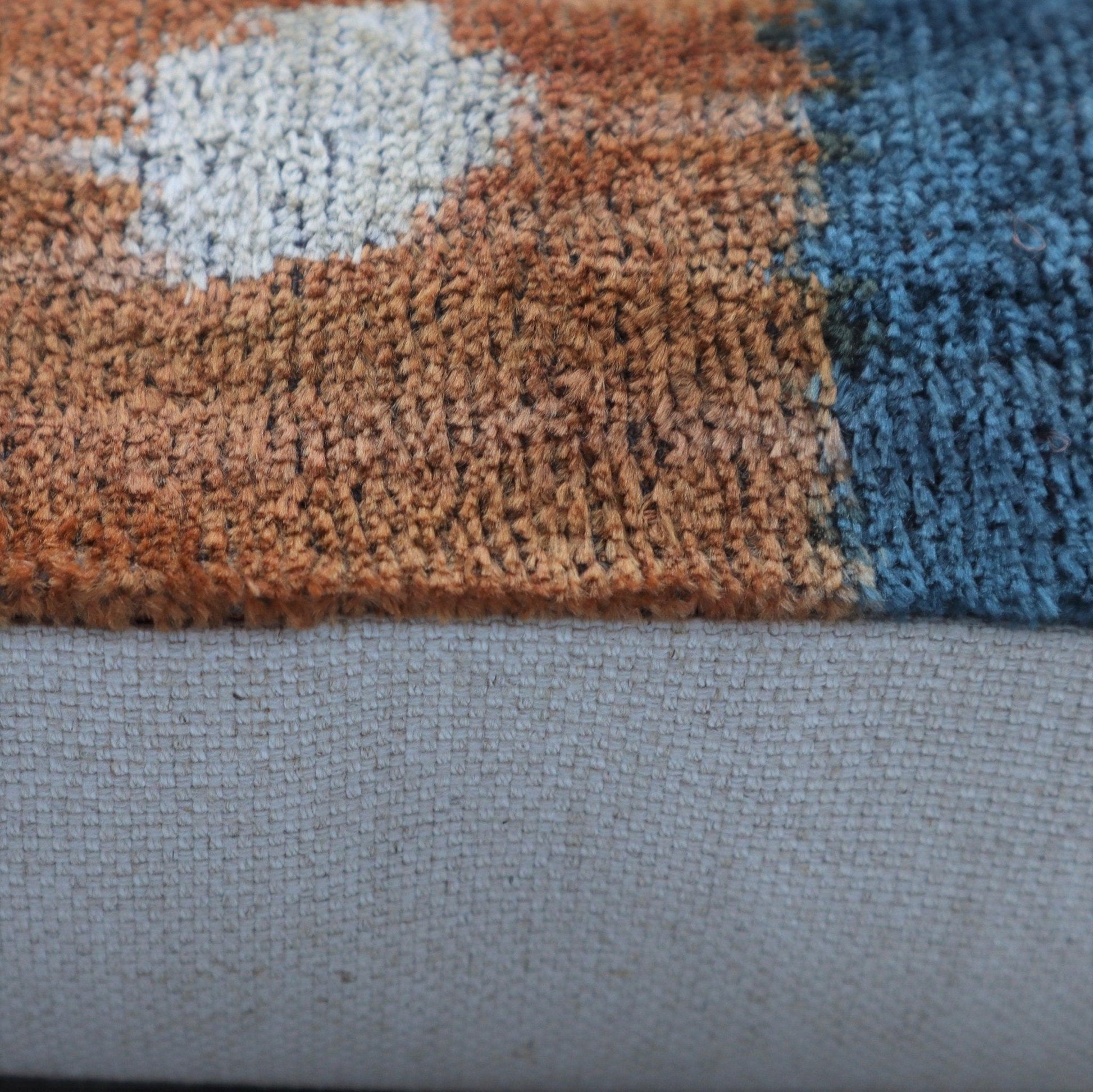 Canvello Blue And Brown Pillows For Living Room - 16x16 inch-4