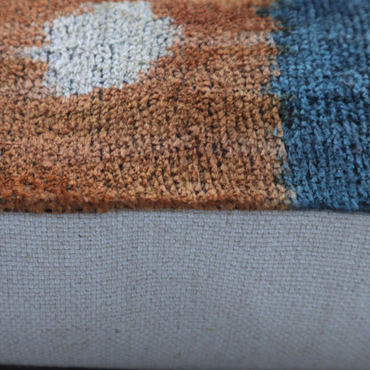 Canvello Blue And Brown Pillows For Living Room - 16x16 inch-4