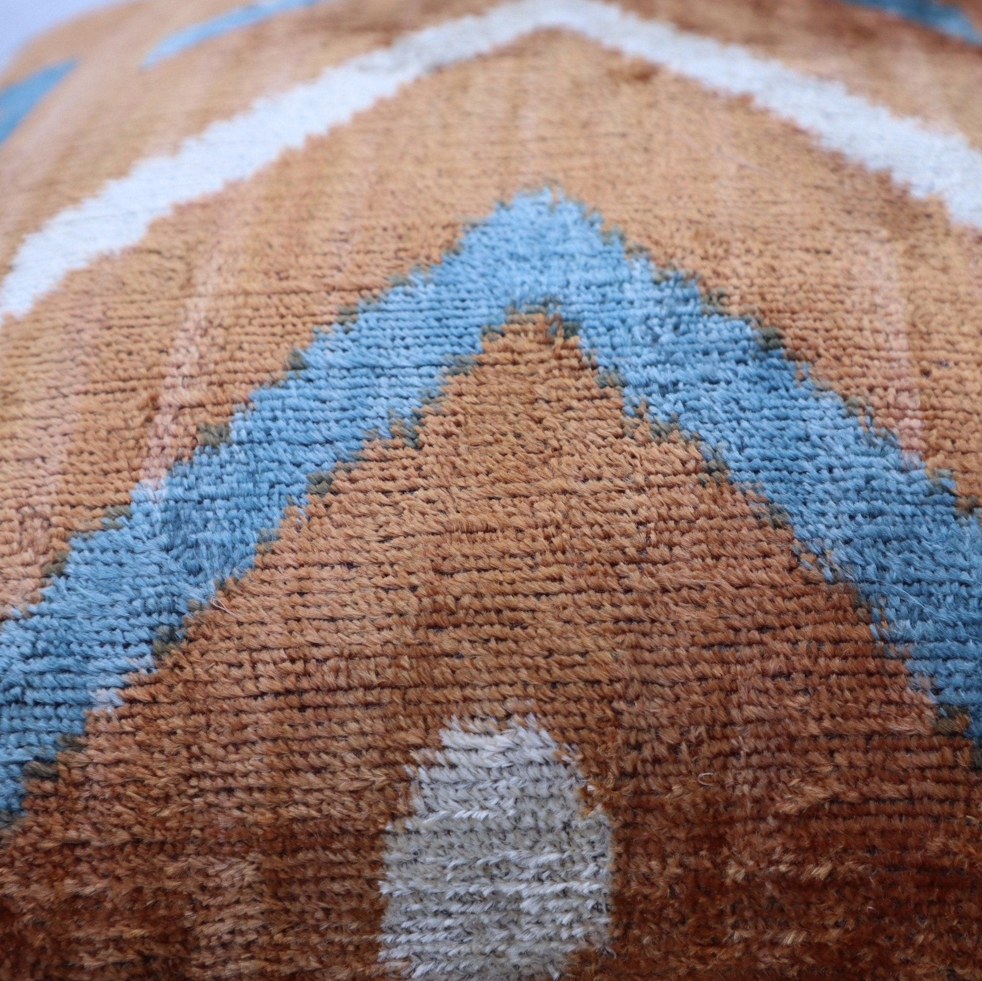 Canvello Blue And Brown Pillows For Living Room - 16x16 inch-2