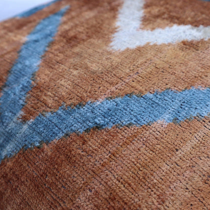 Canvello Blue And Brown Pillows For Living Room - 16x16 inch-1