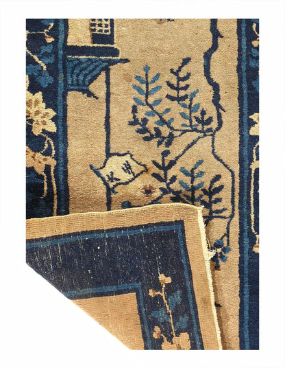 Canvello Chinese Antique Art Deco Rug - 2'2'' X 3'11''-2