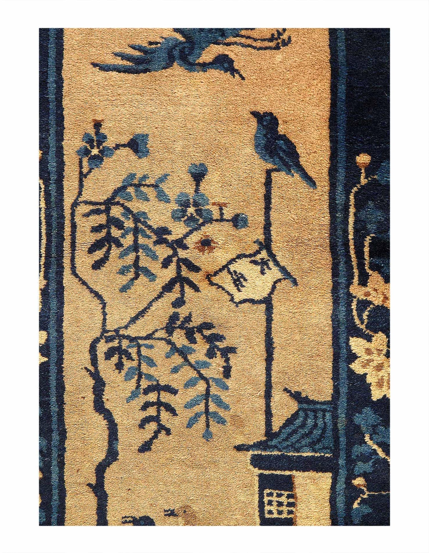 Canvello Chinese Antique Art Deco Rug - 2'2'' X 3'11''-1