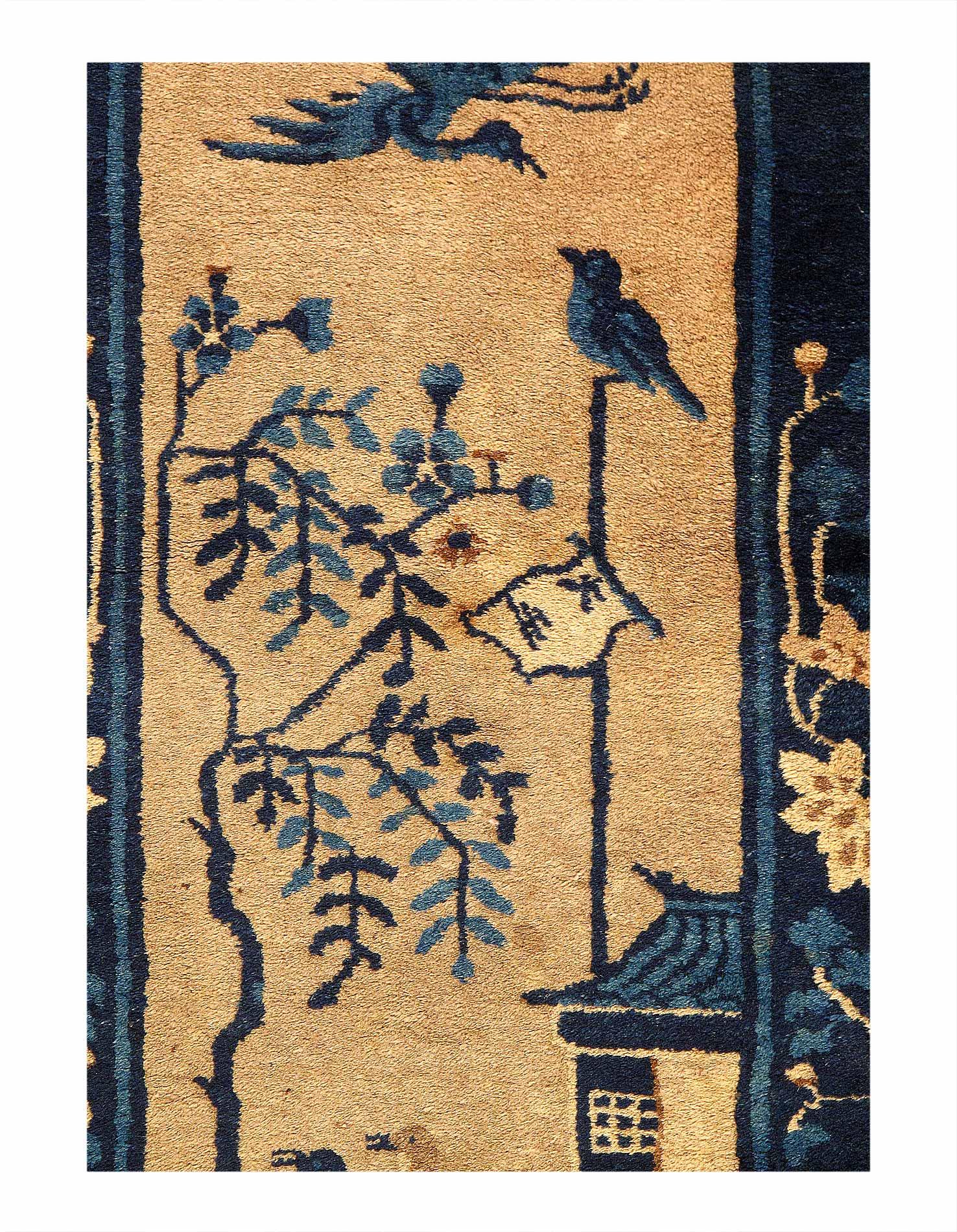 Canvello Chinese Antique Art Deco Rug - 2'2'' X 3'11''-1